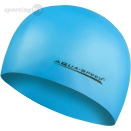 Czepek pływacki Aqua-Speed Mega błękitny 30 100 AQUA-SPEED