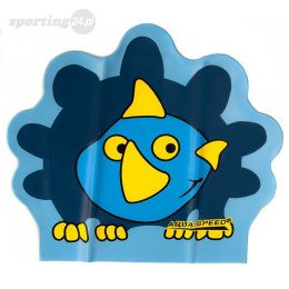Czepek pływacki Aqua-Speed Zoo Latex Dino 116 niebiesko-granatowy AQUA-SPEED