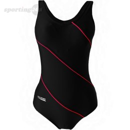 Kostium kąpielowy damski Aqua-Speed Sophie czarno-czerwony 16 441 AQUA-SPEED