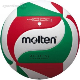 Piłka siatkowa Molten V4M4000 biało-czerwono-zielona Molten