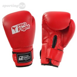 Rękawice bokserskie Profight skóra Dragon czerwone PROfight