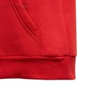 Bluza dla dzieci adidas Core 18 Hoody JUNIOR czerwona CV3431 Adidas teamwear