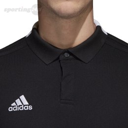 Koszulka męska adidas Condivo 18 Cotton Polo czarna BQ6565 Adidas teamwear