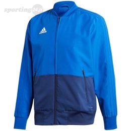 Bluza męska adidas Condivo 18 Presentation Jacket niebiesko-granatowa CF4309 Adidas teamwear