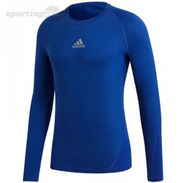 Koszulka dla dzieci adidas Alphaskin Sport LS Tee JUNIOR niebieska CW7323 Adidas teamwear