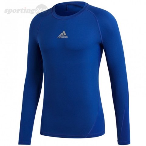 Koszulka dla dzieci adidas Alphaskin Sport LS Tee JUNIOR niebieska CW7323 Adidas teamwear