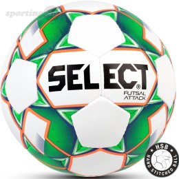 Piłka nożna Select Futsal Attack 2018 Hala biało-zielona 13972 Select