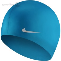 Czepek pływacki Nike Os Solid Junior niebieski TESS0106-458 Nike