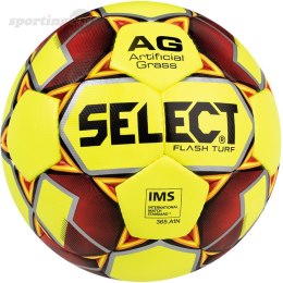 Piłka nożna Select Flash Turf 5 2019 IMS żółto-czerwono-szara 14991 Select