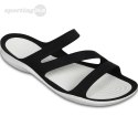 Crocs klapki damskie Swiftwater Sandal W czarno-białe 203998 066 Crocs