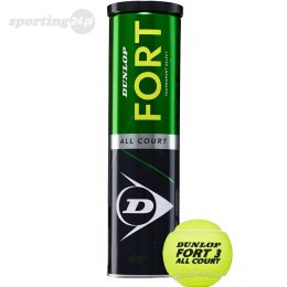 Piłki do tenisa ziemnego Dunlop Fort All Court Tournament Select 4szt Dunlop