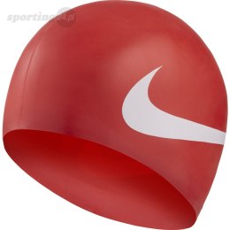 Czepek pływacki Nike Os Big Swoosh czerwony NESS8163-614 Nike