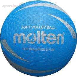 Piłka siatkowa Molten softball niebieska S2V1250-C Smj
