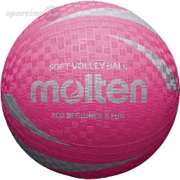 Piłka siatkowa Molten softball różowa S2V1250-P Smj