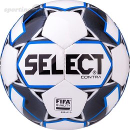 Piłka nożna Select Contra 5 FIFA 2019 biało-niebieska 15006 Select
