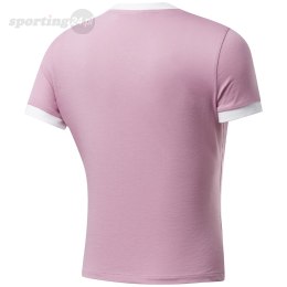 Koszulka damska Reebok Training Essentials Linear Logo Tee różowa FJ2722 Reebok