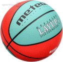 Piłka koszykowa Meteor Layup 4 czerwono-zielona 07047 Meteor
