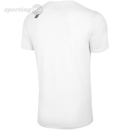 Koszulka męska 4F biała NOSH4 TSM004 10S 4F