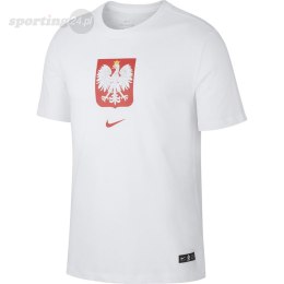 Koszulka Nike Polska TEE Evergreen Crest biała CU9191 100 Nike Football