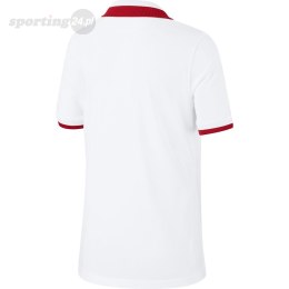 Koszulka dla dzieci Nike Polska Breathe Stadium JSY SS HOME biała CD1050 100 Nike Football