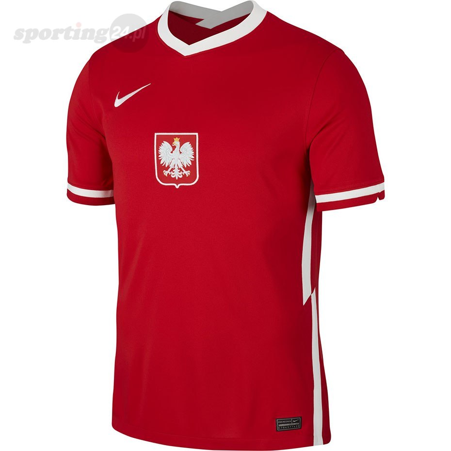 Koszulka męska Nike Polska Breathe Stadium JSY SS AW czerwona CD0721 688 Nike Football