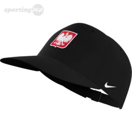 Czapka z daszkiem Nike Polska U NK Dry H86 CAP czarna CU7617 010 Nike Football