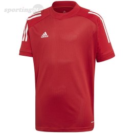 Koszulka dla dzieci adidas Condivo 20 Training Jersey JUNIOR czerwona ED9213 Adidas teamwear