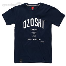 Koszulka męska Ozoshi Atsumi granatowa TSH O20TS007 Ozoshi