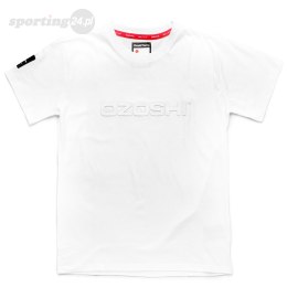 Koszulka męska Ozoshi Naoto biała O20TSRACE004 Ozoshi
