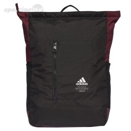 Plecak adidas Classic BP TOP ZIP czarno-bordowy FS8339 Adidas