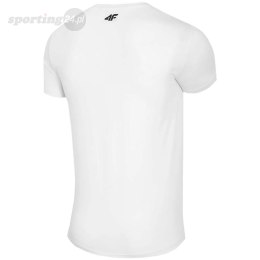 Koszulka męska 4F biała H4Z20 TSM027 10S 4F