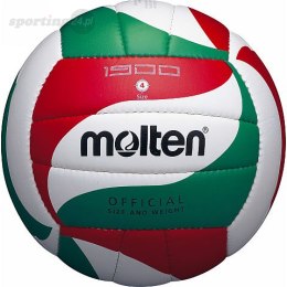 Piłka siatkowa Molten V4M1900 biało-czerwono-zielona Molten