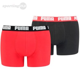 Bokserki męskie Puma Basic Boxer 2P czerwone, czarne 906823 09/5210150017 Puma