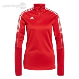 Bluza damska adidas Tiro 21 Training Top czerwona GM7317 Adidas teamwear