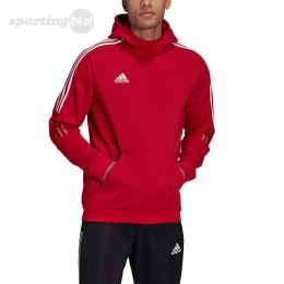 Bluza męska adidas Tiro 21 Sweat Hoody czerwona GM7353 Adidas teamwear