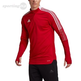 Bluza męska adidas Tiro 21 Training Top czerwona GH7303 Adidas teamwear