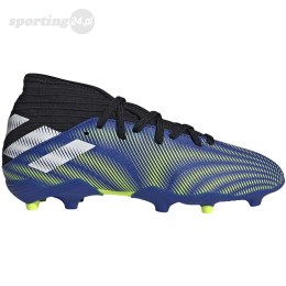 Buty piłkarskie adidas Nemeziz.3 FG Junior niebiesko-zielone FY0817 Adidas