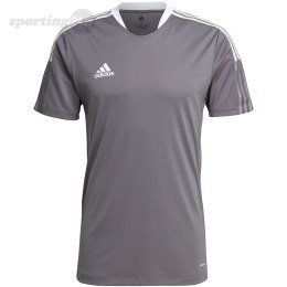 Koszulka męska adidas Tiro 21 Training Jersey szara GM7587 Adidas teamwear
