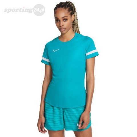 Koszulka damska Nike NK Df Academy 21 Top Ss niebieska CV2627 356 Nike Football