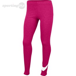Spodnie dla dzieci Nike G NSW Favorites Swsh Legging różowe AR4076 615 Nike