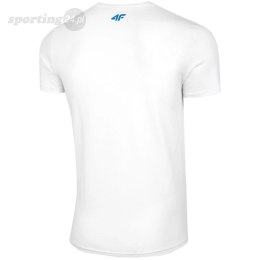 Koszulka męska 4F biała H4L21 TSM021 10S 4F