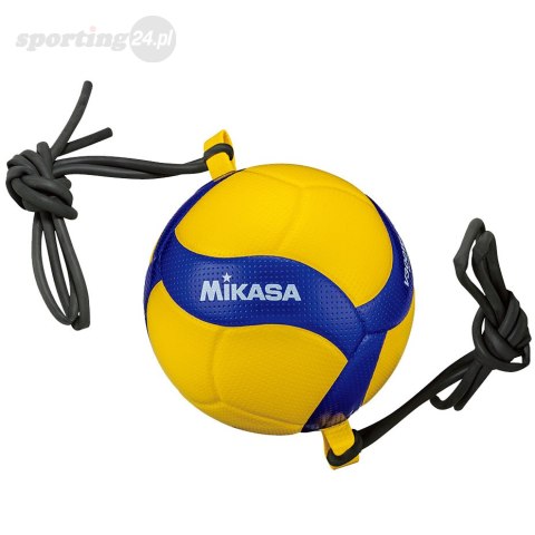 Piłka siatkowa Mikasa V300W-AT-TR z gumami żółto-niebieska Mikasa