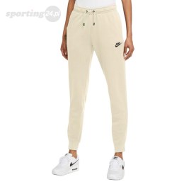 Spodnie damskie Nike NSW Essentials FLC MR PNT RG beżowe BV4095 113 Nike