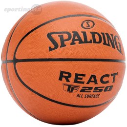 Piłka koszykowa Spalding React TF-250 rozm. 7 brązowa 76801Z Spalding