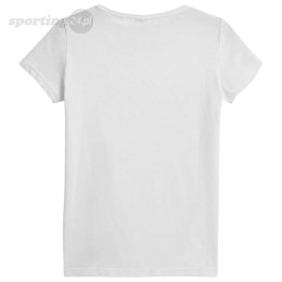 Koszulka damska 4F biała H4Z21 TSD028 10S 4F