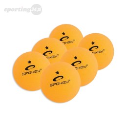 Zestaw: piłeczki do tenisa stołowego dla początkujących pomarańczowe (6 szt.) Spokey LERNER 1* orange