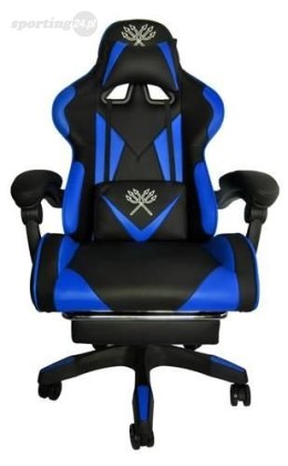 Fotel gamingowy - czarno - niebieski MALATEC