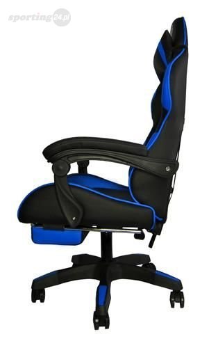 Fotel gamingowy - czarno - niebieski MALATEC