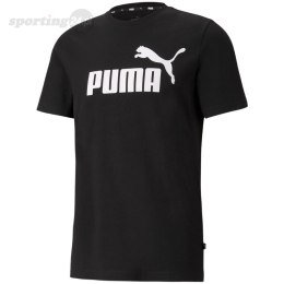 Koszulka męska Puma ESS Logo Tee czarna 586666 01 Puma