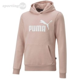 Bluza dla dzieci Puma ESS Logo Hoodie FL beżowa 587031 47 Puma